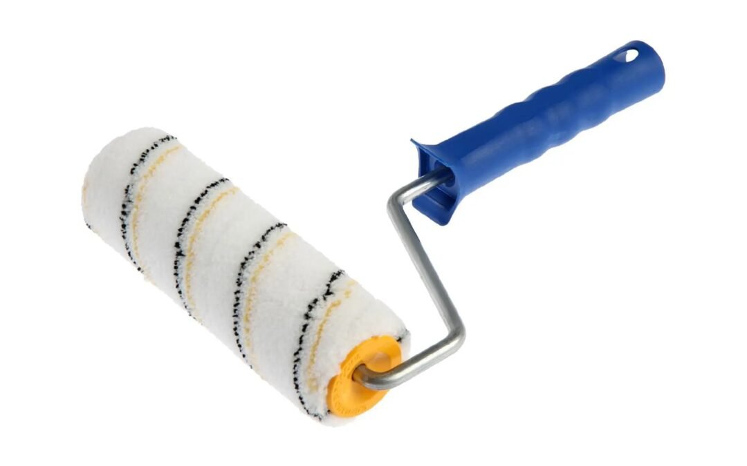 Paint roller Yellow& black line 48x180mm