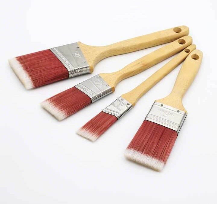 Angle Sash Paint Brush With Wooden Handle
