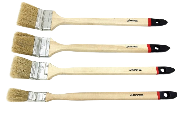 Radiator Paint Brush With Wooden Handle
