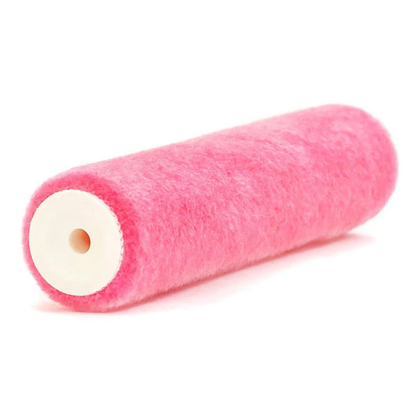 100mm×30mm Red velour roller D6