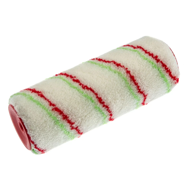 180mm×48mm red&green strip roller cover