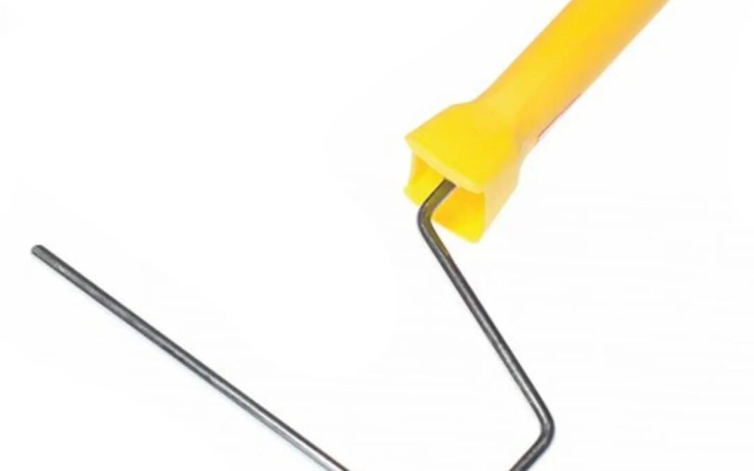 6mm×250mm roller handle yellow