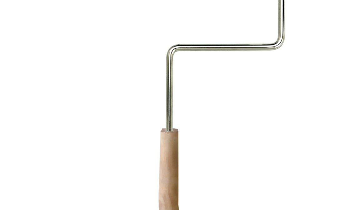 9inch 5 WIRES HEAVY DUTY PAINT ROLLER FRAME MAIN ROD 7,7MM wooden handle