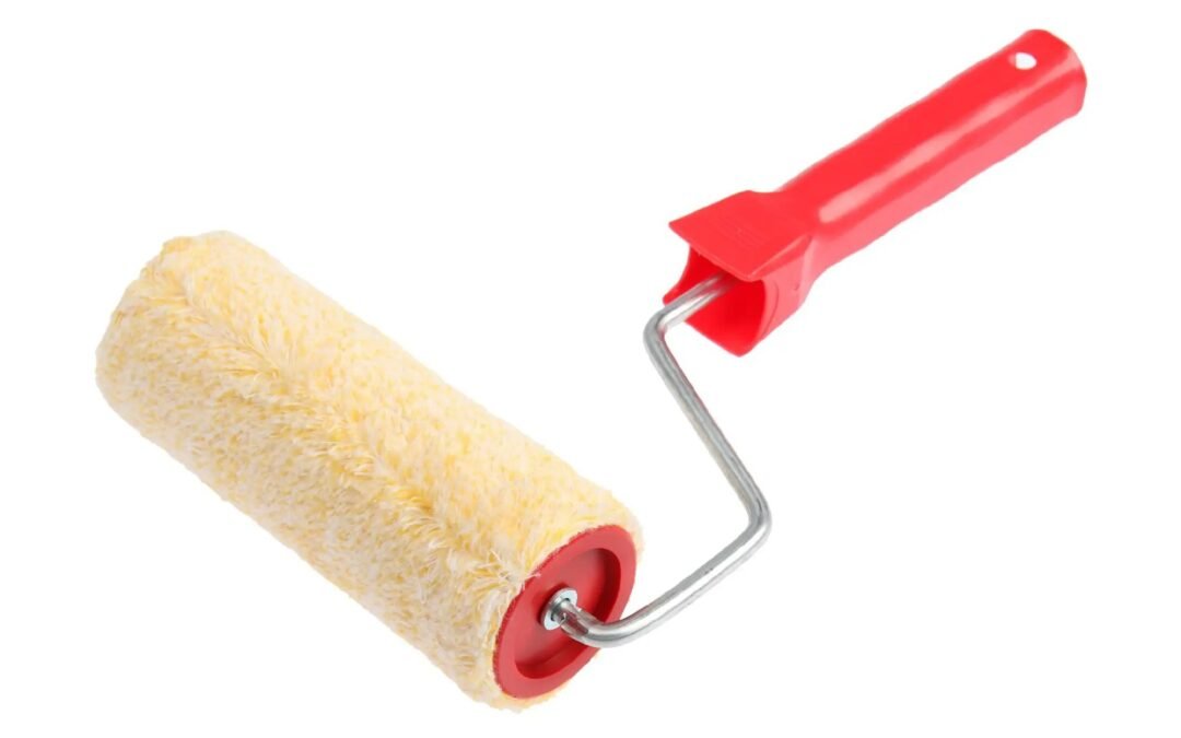 Paint roller white mix yellow 48x180mm