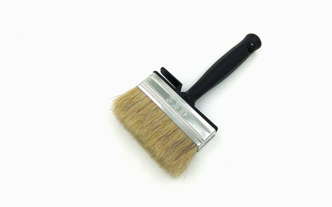 30mm×100mm Block Paint Brush With Plastic Handle