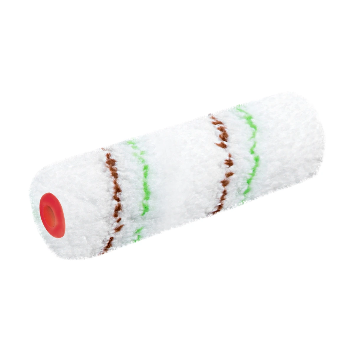 4inch green&coffee line microfiber mini roller