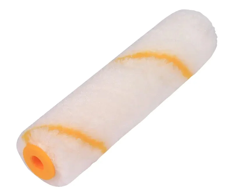 4inch yellow line polyacrylic mini roller 8mm pile