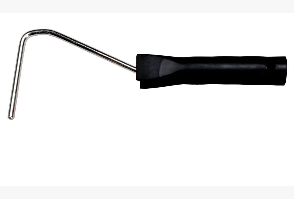 4inch mini roller handle black