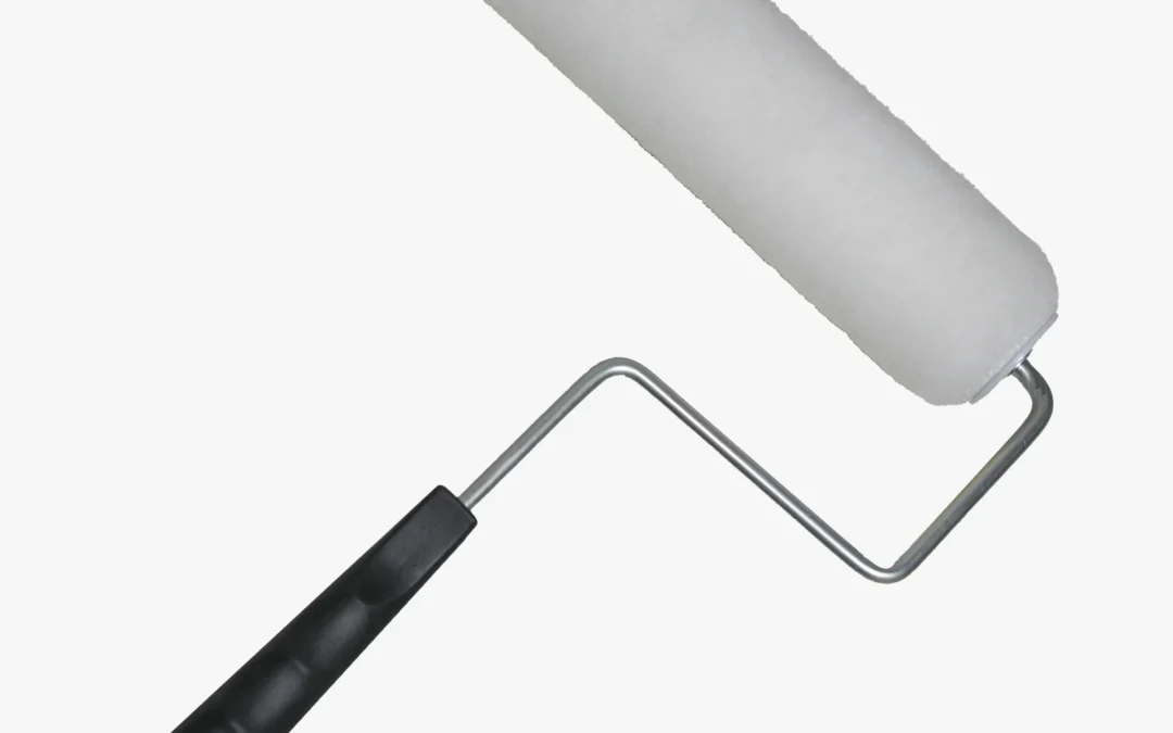 9inch heavey white polyester paint roller