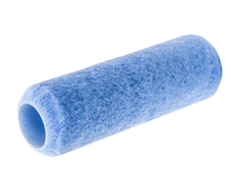 9inch knit blue polyester roller cover 12mm-pile