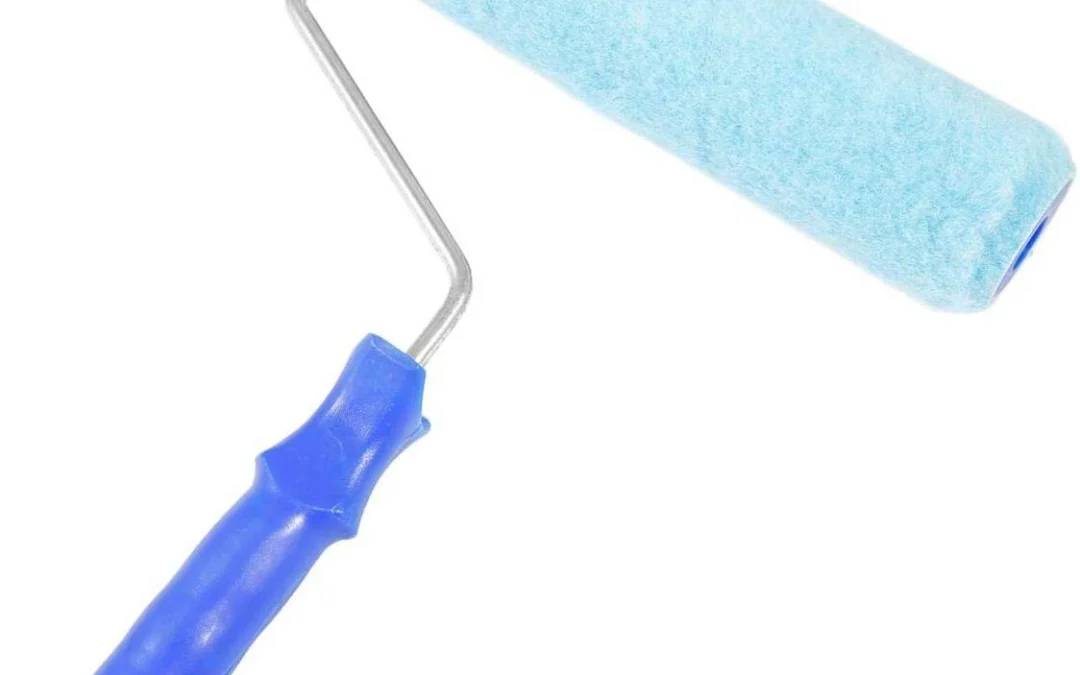 9inch light blue polyester paint roller