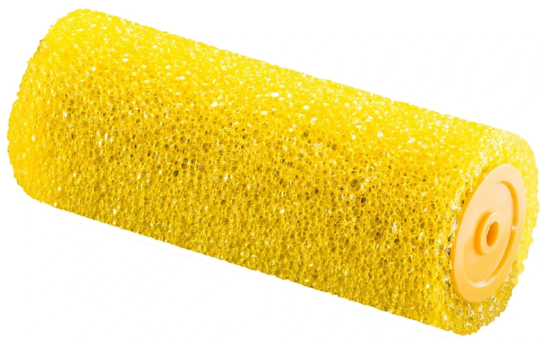 Foam roller, 180 mm, D 80 mm, rough, structural, with handle-changeable