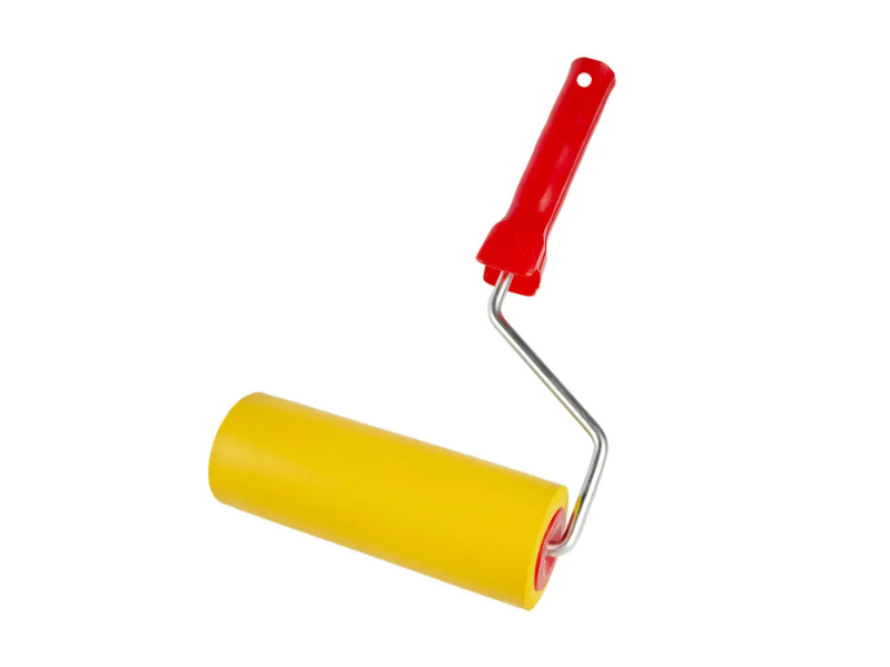 Rubber Pressure Wallpaper Roller D40×180 mm Bracket 8 mm